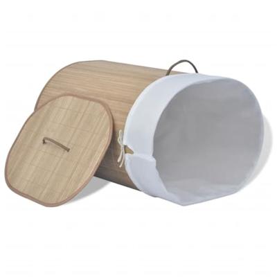 VidaXL Wasmand ovaal bamboe natuurlijk