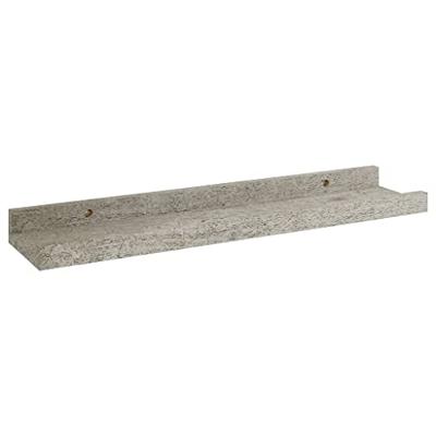 VidaXL Wandschappen 2 st 40x9x3 cm betongrijs