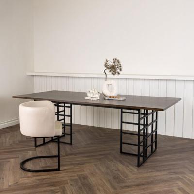 Nohr Eettafel 'Tarissa' 220 x 100cm, kleur Mokka Nohr Eettafel 'Tarissa' 220 x 100cm, kleur Mokka