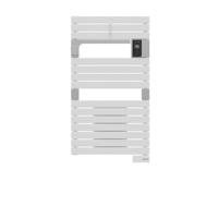 Elektrische Handdoekradiator Sauter Asama Ventilo 103x55 Cm Wit - thumbnail