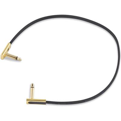 RockBoard Gold Series Flat Patch Cable zwart 45 cm RockBoard Gold Series Flat Patch Cable zwart 45 cm