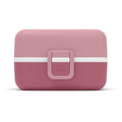 Kinderlunchbox - MONBENTO - 3 vakken - BPA-vrij - MB Tresor Rose Blush