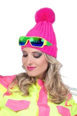 Skimuts neon pink