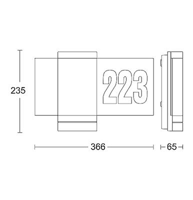 Steinel 067205 LED AUSSENLEUCHTE L 270 DIGI SC ANT LED-buitenlamp met bewegingsmelder (wand) LED LED vast ingebouwd 7.8 W Antraciet Steinel 067205 LED AUSSENLEUCHTE L 270 DIGI SC ANT LED-buitenlamp met bewegingsmelder (wand) LED LED vast ingebouwd 7.8 W Antraciet