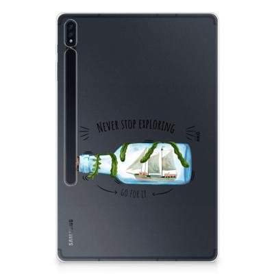 Samsung Galaxy Tab S7 Plus | S8 Plus Tablet Back Cover Boho Bottle Samsung Galaxy Tab S7 Plus | S8 Plus Tablet Back Cover Boho Bottle