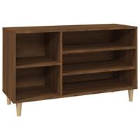 VidaXL Schoenenkast 102x36x60 cm bewerkt hout bruin eikenkleur - thumbnail