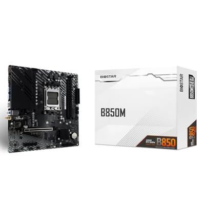 BioStar B850MT2-E DJ Moederbord Socket AMD AM5 Vormfactor Micro-ATX Moederbord chipset AMD® B850