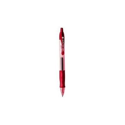 Gelschrijver Bic Gel-ocity medium rood | 12 stuks