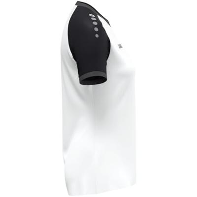 JAKO 4270D Shirt Dynamic Km Dames - Wit/Zwart/Antraciet - XL (46/48)