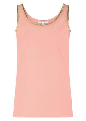 Tramontana Singlet Lurex Tape Q11-19-401 Tops En Singlets 003245-peachinfusion