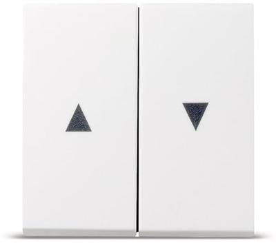GIRA 029403 Jaloezie-schakelaar Afdekking System 55, Standaard 55, E2, Event, Event Clear, Event Opaque, Esprit, ClassiX Zuiver wit glanzend 1 stuk(s)