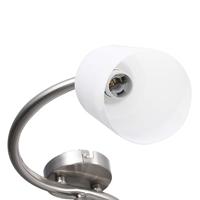 VidaXL Plafondlamp met keramieke cilindervormige kappen 3xe14 wit - thumbnail