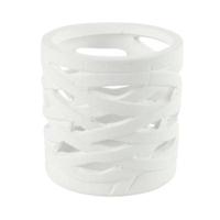 Countryfield theelichthouder redmon s wit 10 cm | 12 stuks - thumbnail