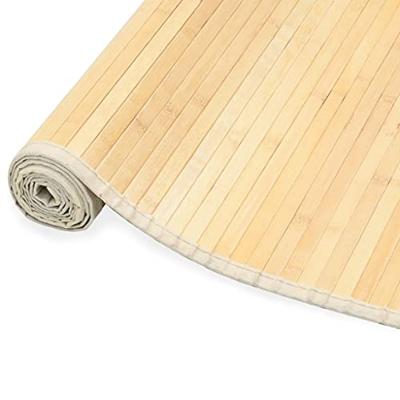 VidaXL Tapijt 80x300 cm bamboe naturel
