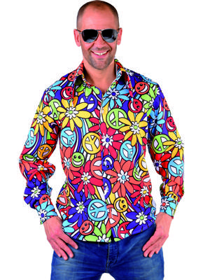 70's Blouse Hippie smile