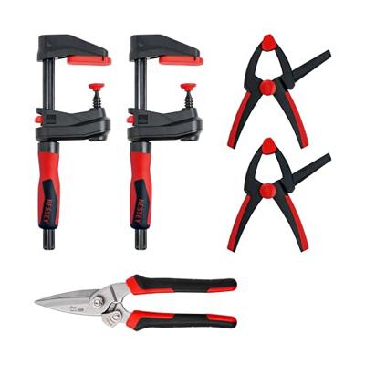Bessey SET1-A Actieset met span- en snijgereedschap voor vele toepassingsmogelijkheden Spanbreedte (max.):150 mm Afm. werkbereik:60 mm Bessey SET1-A Actieset met span- en snijgereedschap voor vele toepassingsmogelijkheden Spanbreedte (max.):150 mm Afm. werkbereik:60 mm