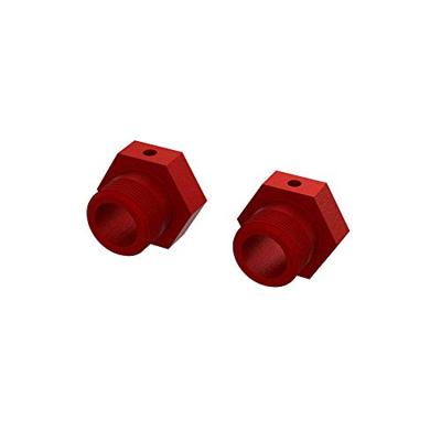 Aluminum Wheel Hex 24mm, Red (2) (ARA310928)