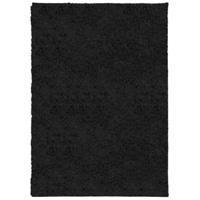 VidaXL Vloerkleed pamplona shaggy hoogpolig modern 120x170 cm zwart - thumbnail