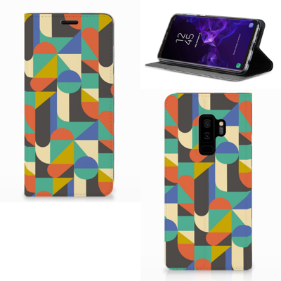 Samsung Galaxy S9 Plus | Hoesje met Magneet | Funky Retro Samsung Galaxy S9 Plus | Hoesje met Magneet | Funky Retro