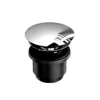 Afvoerplug Rond Clou InBe Chroom  Verkort Doorvoerstuk Universeel - thumbnail