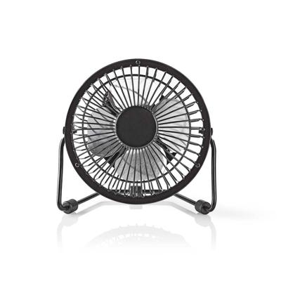 Nedis Tafelventilator | 100 mm | 3 W | 1 Snelheid | Zwart | 1 stuks - FNDK1BK10 FNDK1BK10