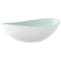 VidaXL Wasbak 54,5x35x15,5 cm gehard glas wit - thumbnail