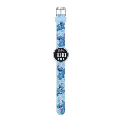 Stitch Horloge Led Rond, Verwisselbare Batterij Stitch Horloge Led Rond, Verwisselbare Batterij