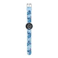 Stitch Horloge Led Rond, Verwisselbare Batterij - thumbnail