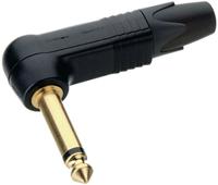 Neutrik NP2RX-B Mono jack kabeldeel haaks zwart - thumbnail
