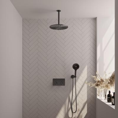 Gunmetal Edition thermostatische regendouche met drukknoppen - SET 60 Gunmetal Edition thermostatische regendouche met drukknoppen - SET 60