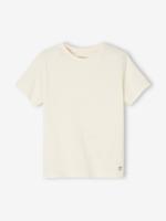 Personaliseerbare gekleurd jongensshirt met korte mouwen wit - thumbnail