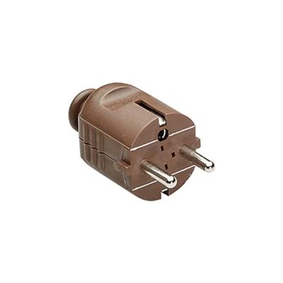 Bachmann 910.470 Stekker met randaarde Kunststof 250 V Bruin IP20