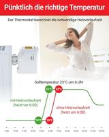 Elektrobock HD13-Profi Radiatorthermostaat Elektronisch 3 tot 40 °C - thumbnail