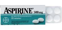 Aspirine Acetylsalicylzuur 500mg 20 Tabletten - thumbnail