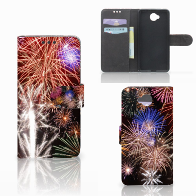 Microsoft Lumia 650 | Wallet Case | met Pasjes | Vuurwerk