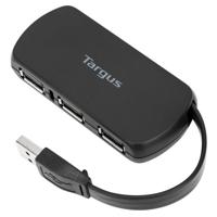 Targus Targus - Hub - 4 x USB 2.0 - Desktop ACH114EU USB-hub 4 poorten USB-A USB 2.0 480 MBit/s Zwart - thumbnail