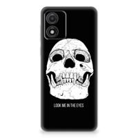 Silicone Back Case Motorola Moto E13 Skull Eyes - thumbnail