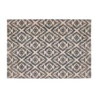 Tapijt Atmosphera Zwart Beige Katoen Multicolour 60 x 90 cm - thumbnail