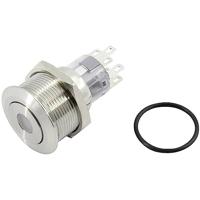 TRU COMPONENTS 1602495 TC-GQ22-A-22D/B/12V/S203 Druktoets 250 V 5 A 2x uit/(aan) Moment Blauw IP65 1 stuk(s) - thumbnail