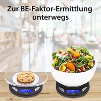 ADE TE 1700 keukenweegschaal Zwart, Zilver Aanrecht Ovaal Elektronische keukenweegschaal - thumbnail