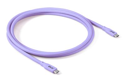 club3D CAC-3004 USB-C-kabel USB-C stekker 2.00 m Violet