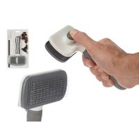 Hondenkam Mascow 334 Antraciet 10,5 x 19 x 6 cm (12 Stuks) - thumbnail