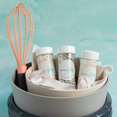 BergHOFF Leo 3950048 garde Zwart, Roze Glasvezel, Silicone, Roestvrijstaal