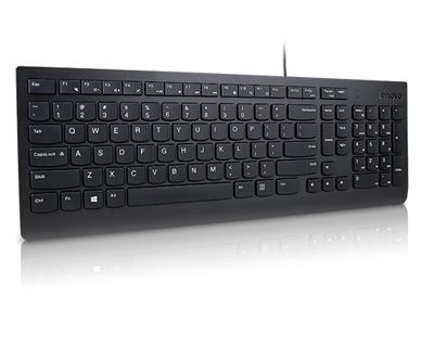 Lenovo Essential toetsenbord Universeel USB QWERTY Amerikaans Engels Zwart