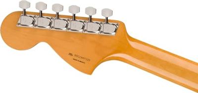 Fender Vintera II 70s Jaguar MN Vintage White elektrische gitaar met deluxe gigbag