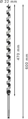 Bosch Accessories 2608585722 Slangenboor 22 mm Gezamenlijke lengte 600 mm Zeskant schacht 1 stuk(s) Bosch Accessories 2608585722 Slangenboor 22 mm Gezamenlijke lengte 600 mm Zeskant schacht 1 stuk(s)