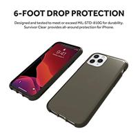 Griffin Survivor Clear iPhone 11 Pro zwart - thumbnail