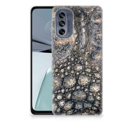 Motorola Moto G62 5G | TPU Hoesje | Krokodillenprint Motorola Moto G62 5G | TPU Hoesje | Krokodillenprint