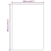 Hoogpolig vloerkleed NAVARRA 200x290 cm polyester marineblauw - thumbnail