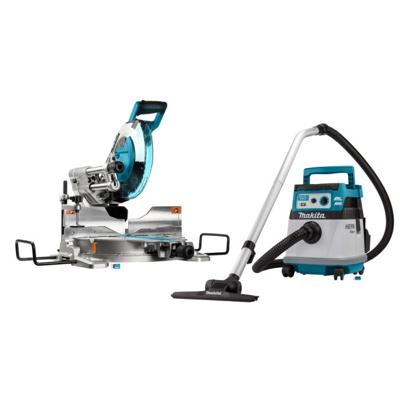 Makita DLX2379UX1 Accu Combiset DLS111 & DVC157 AWS 2x18V Basic Body Makita DLX2379UX1 Accu Combiset DLS111 & DVC157 AWS 2x18V Basic Body